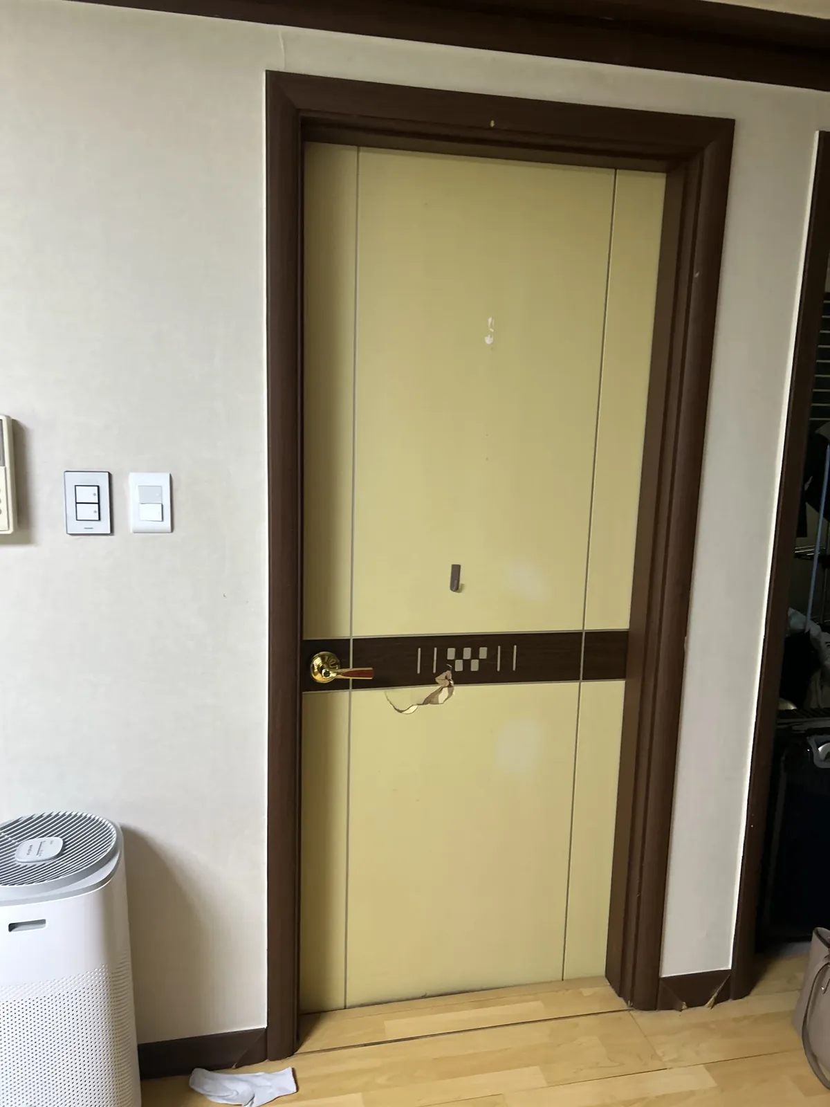 오래된 빌라 세대 내부 방문, 교체 전 상태