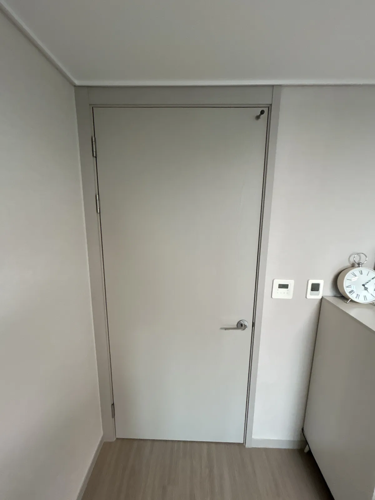 평택 정리를 마친 방문, 복원 후 상태